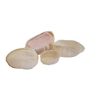 Dollhouse Accessories Basket Set Group Light Color Decorative Vintage Miniatures